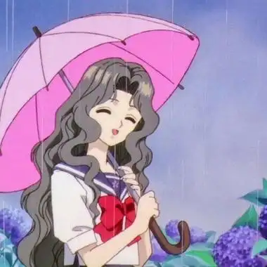 高清淑女范穿校服的二次元女生头像图片