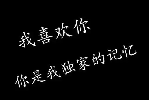 背景图带字黑白感情