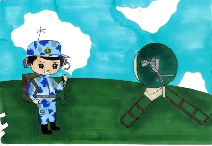 收件人:人民海军!寄件人:您的孩子通信兵