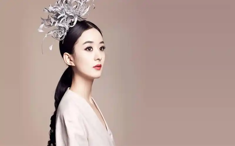 最红女明星赵丽颖唯美壁纸,倾国倾城貌若仙子