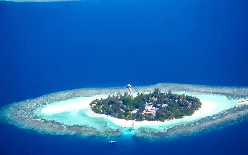 马尔代夫珊瑚岛唯美风景图片壁纸