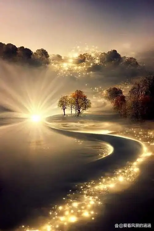 美图欣赏——日照金光之际,大自然的辉煌展现