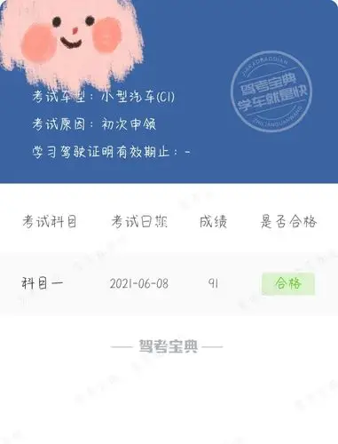 科目一顺利通过了啊啊啊_科目一_驾考_汽车_道路交通