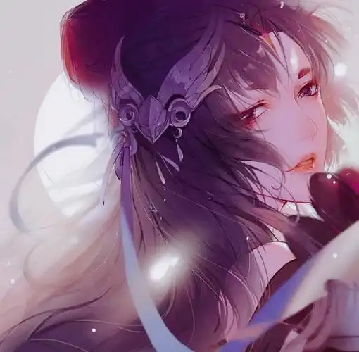 锦衣雪华玉颜色,回眸一笑天下倾.古风女头cr:yuki喵酱喵