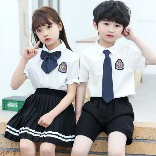 英伦校服女生图片