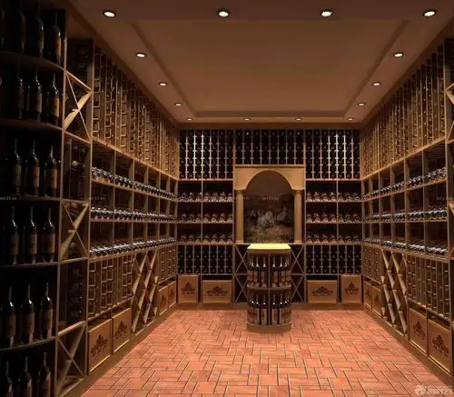 别墅酒窖地下室设计案例_装修123效果图