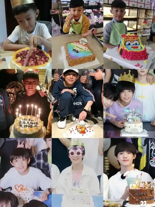 生日快乐我的小宝98#张泽禹  #tf家族(加了张换成蛋糕的