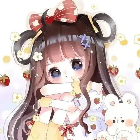 女生手绘动漫头像可爱萌q版