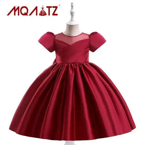 新款六一儿童节主持女童礼服 欧美钢琴演出服女童礼服公主裙-阿里巴巴