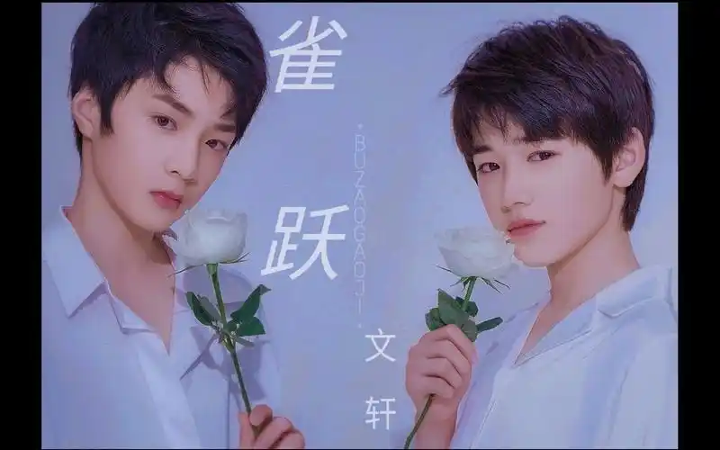 刘耀文x宋亚轩文轩雀跃多谢你如此精彩耀眼做我平淡岁月里星辰