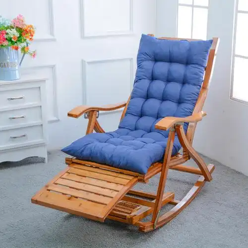 寻木匠竹摇摇椅家用阳台老人休闲折叠椅床办公室午睡躺椅成人午休逍遥