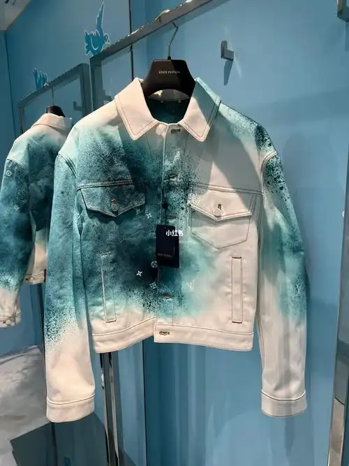 lv新款星空泼墨夹克外套