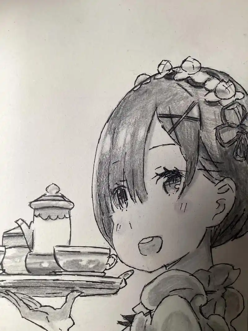 动漫人物绘画 #二次元 #漫画女孩 假如有爱,那么爱的颜色 - 抖音