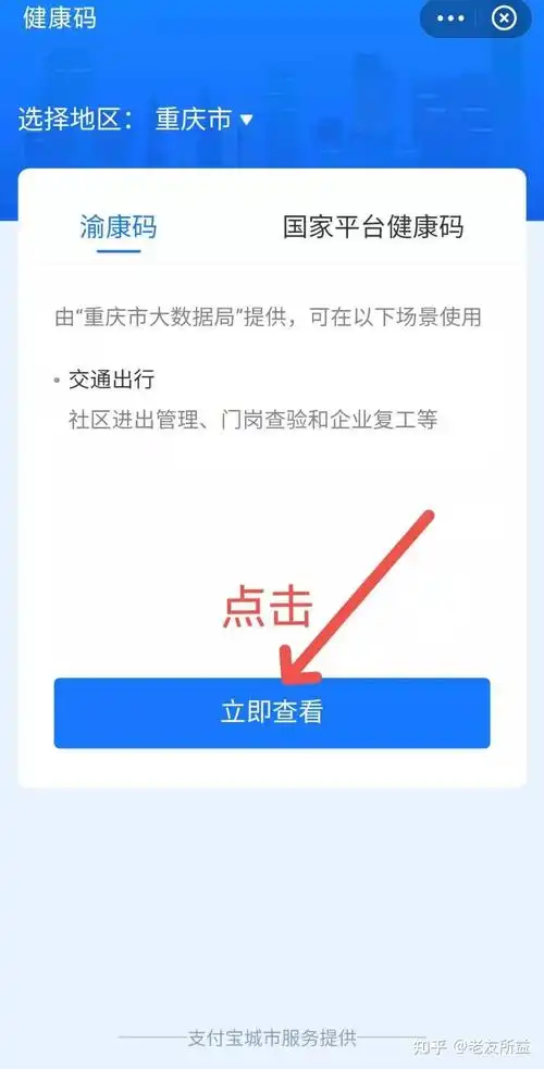 老有所益健康码行程码查询方法
