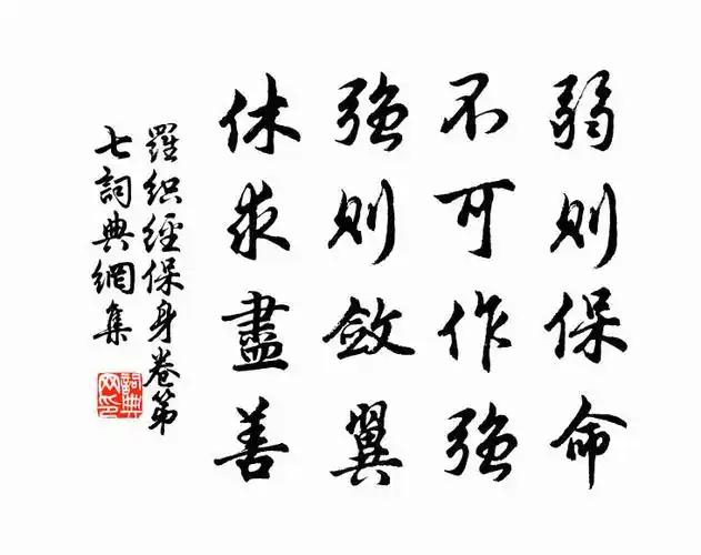 名句书法欣赏世之道,人不自害而人害也;人之道,人不恕己而自恕也.