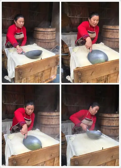 全程拍摄豆腐的制作过程