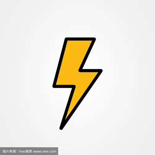 闪电,风暴,雷电图标标识矢量设计