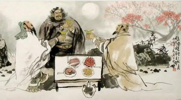 关于桃园三结义的诗句