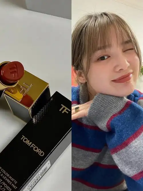 朋友送我的礼物 感觉非常适合我 哈哈哈 涂上第一感觉这口红简直就是