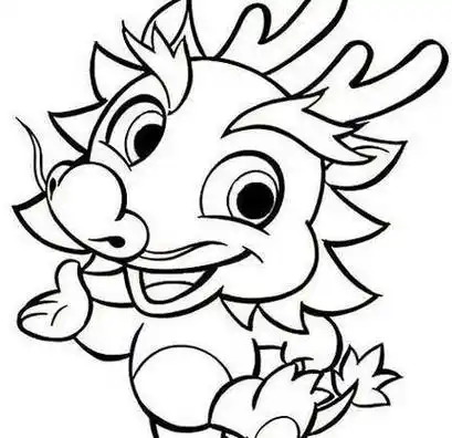 最新龙简笔画2022作品 儿童简笔画中国神话龙的简单画法