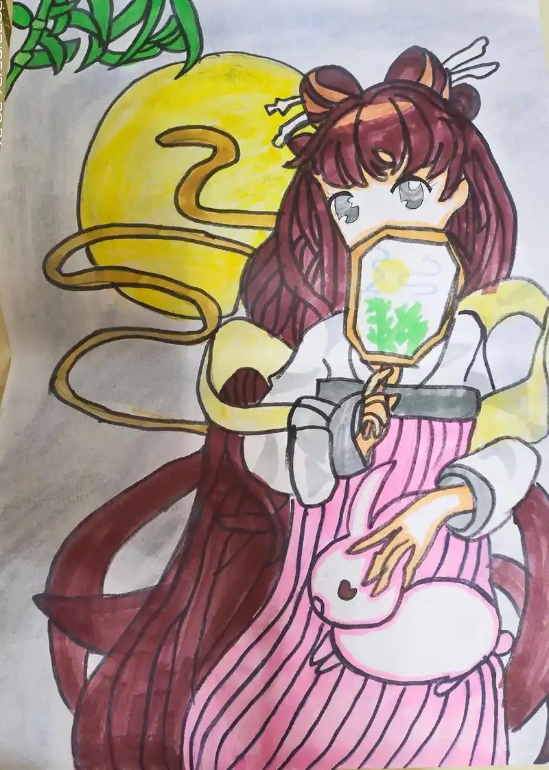 11岁孩子带了九天的进步#少儿美术 #动漫手绘 #马克笔儿童 - 抖音