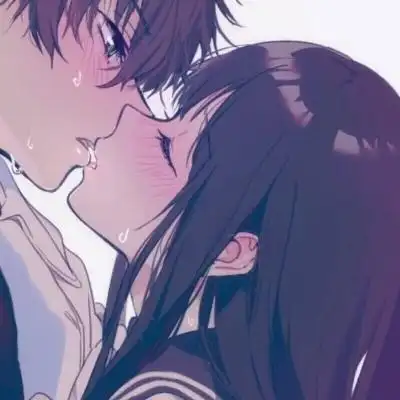 动漫亲吻 想和哥哥用的情头.