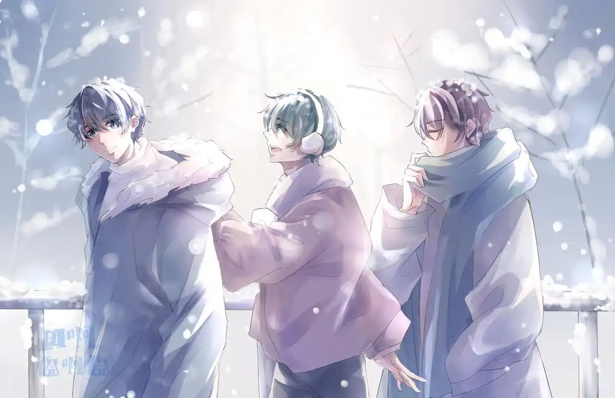 [tfboys]饭绘tfboys的冬天,一起看雪一起走