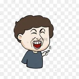 男子大笑表情包