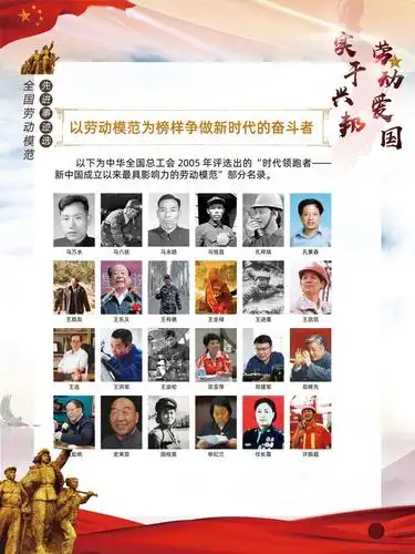 五一特展全国劳动模范先进事迹选