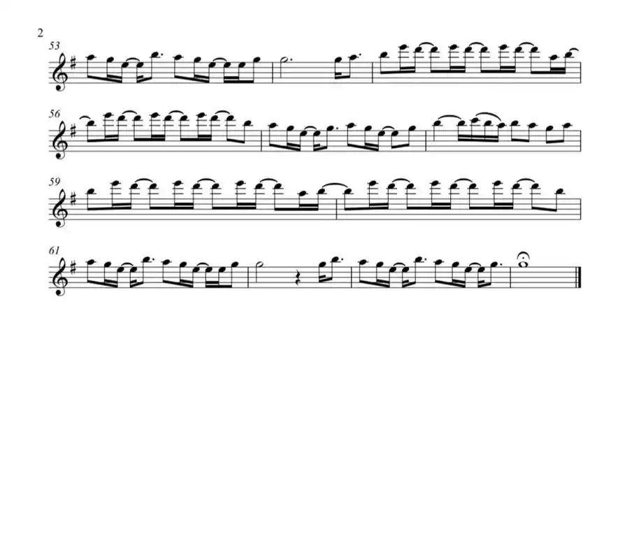 《起风了》长笛乐谱