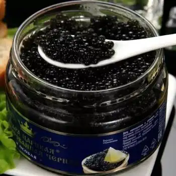 马哈鱼原装进口罐装网红专用鱼子酱零 升级【1罐】俄罗斯黑鱼子酱220g