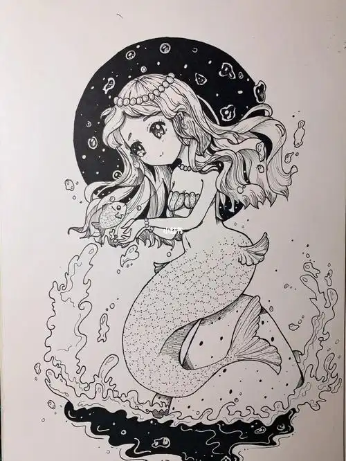 临摹小美人鱼0469