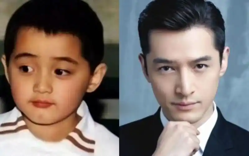 20位男明星童年照今昔对比,胡歌小时候萌萌哒,任泉胖子中潜力股