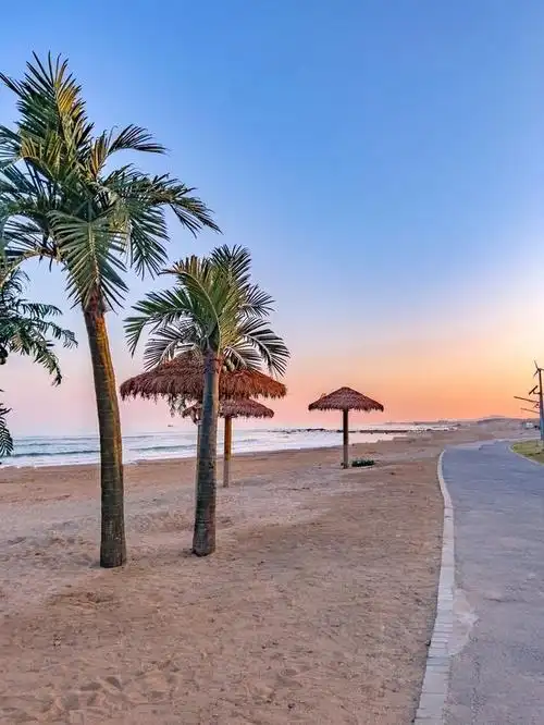 青岛超小众的海滩,沙子很细腻,日落绝美,橘子海太出片,主要是人少,都