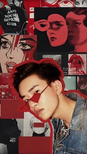 易烊千玺拼贴壁纸 cr一只牧牧