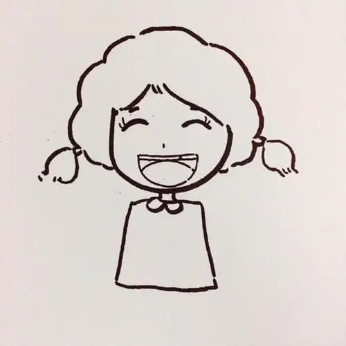 眉开眼笑的简笔画视频