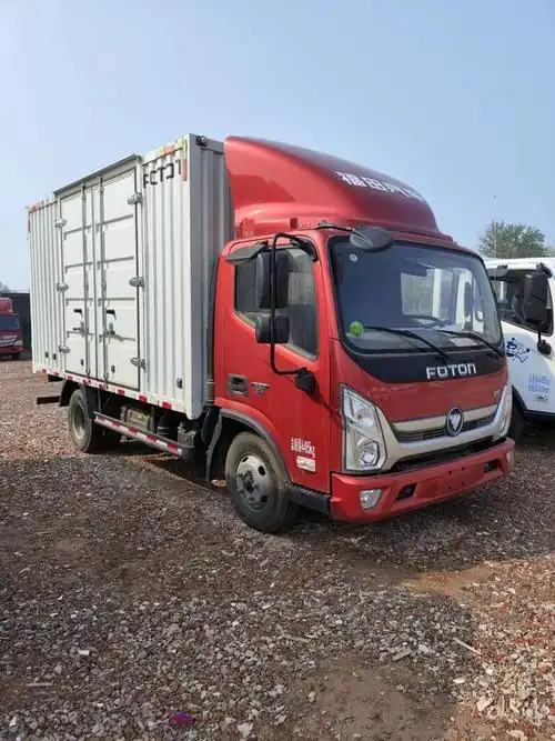 蓝牌4米2厢货车北京福田奥铃速运报价多少