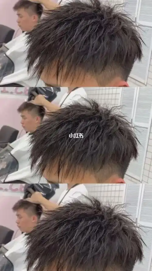 钢夹烫发男士男生,男士钢夹烫发型-图片大观-奇异网