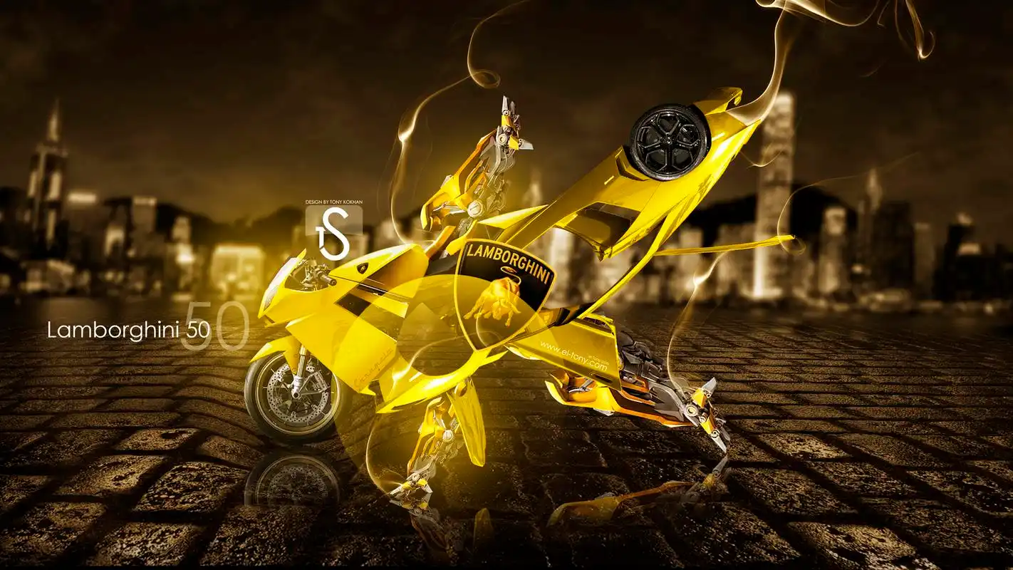 摩托车疯狂设计个性完美桌面壁纸