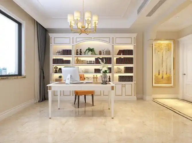 怡佳天一城170平简欧风三居室装修效果图--书房