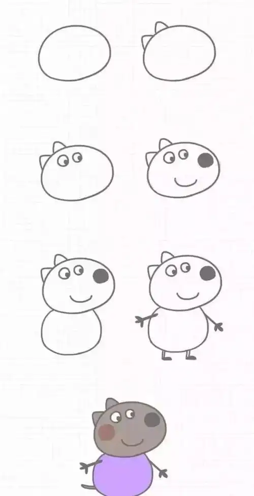 笔画零基础冰雪奇缘艾莎简笔画蒙纸学画0-3-6岁幼儿童涂色涂鸦绘画本