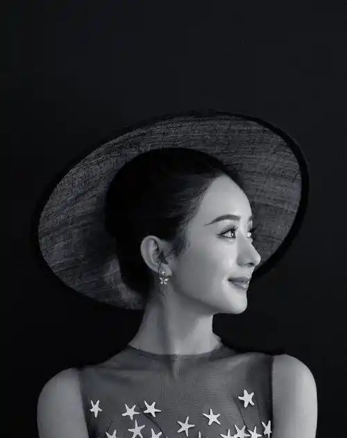 赵丽颖黑白"大片"优雅复古,造型与颜值堪称东方"赫本"_颖宝_大气_感觉