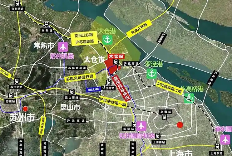 上海市域铁路嘉闵线太仓段项目发布,加强沪太轨道交通衔接
