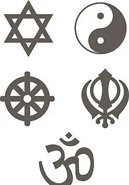 宗教符号矢量ilustration