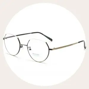 个性创意倒半框眼镜架复古日系眼镜框雕花文艺金属近视眼镜包邮