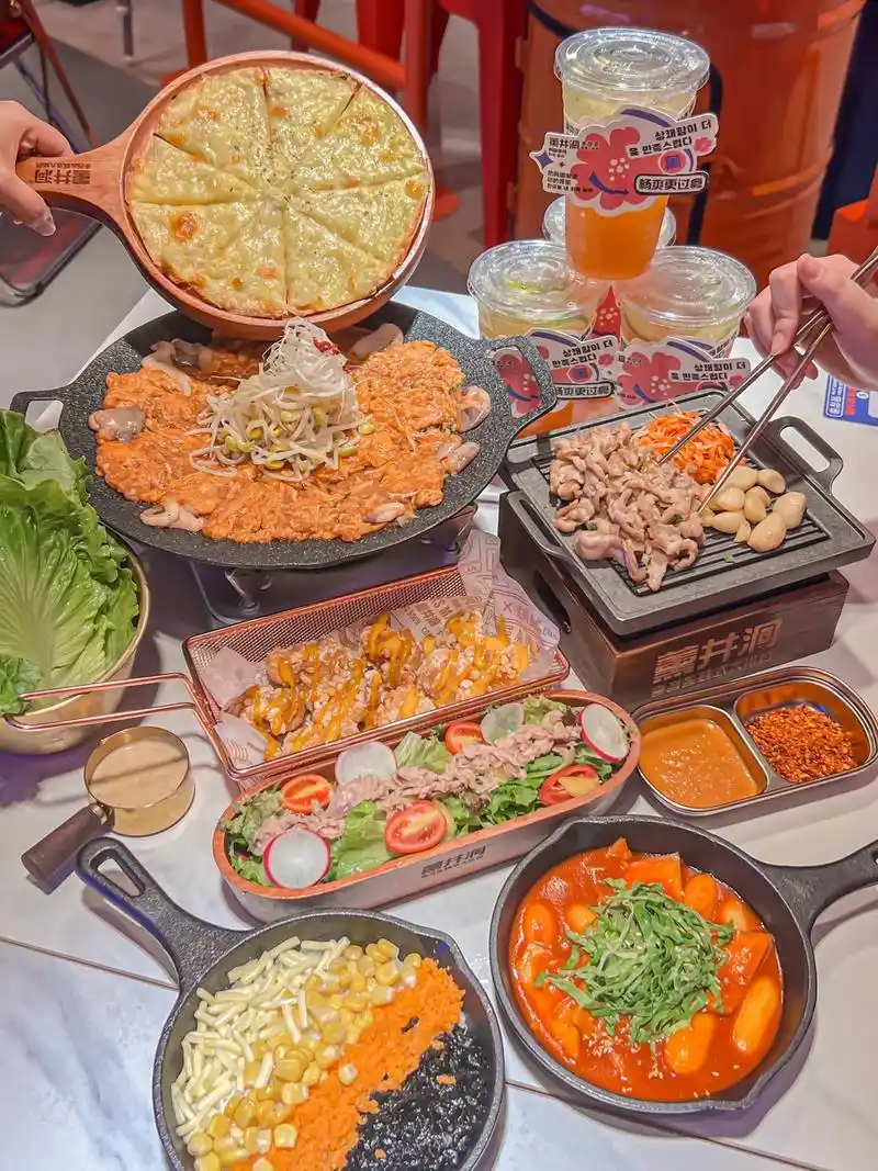 新晋韩国街头风大排档97就是要吃韩剧同款.