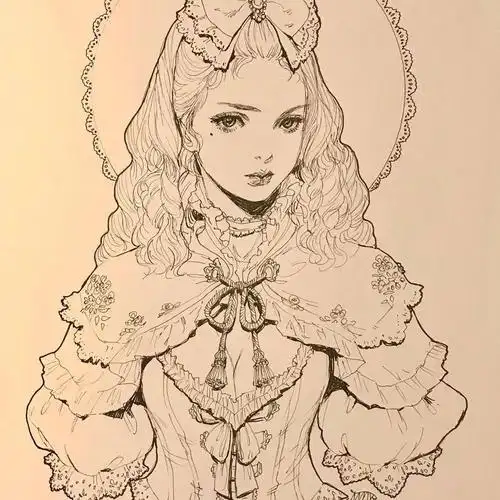 脸红心跳让宅男无法抗拒的线描少女光是看就已经热血沸腾精致