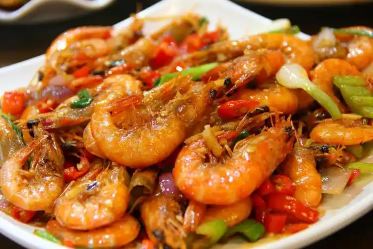 香辣基围虾.