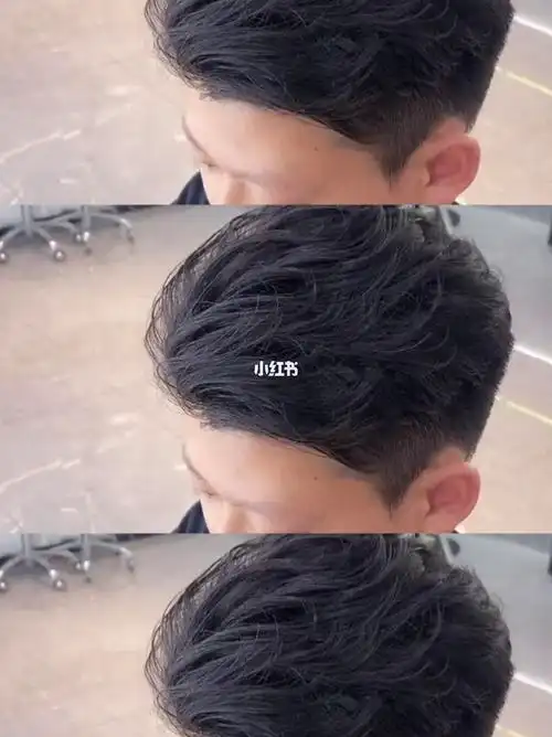 港风侧背头男生一定要尝试的发型#男生烫发