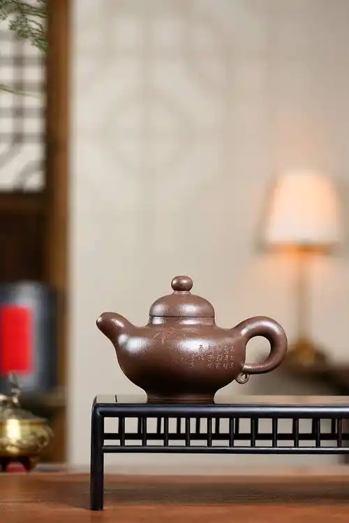 【大蕴道洪】原矿青灰泥·330cc作者:张暗军国家级高级工艺美术师此壶